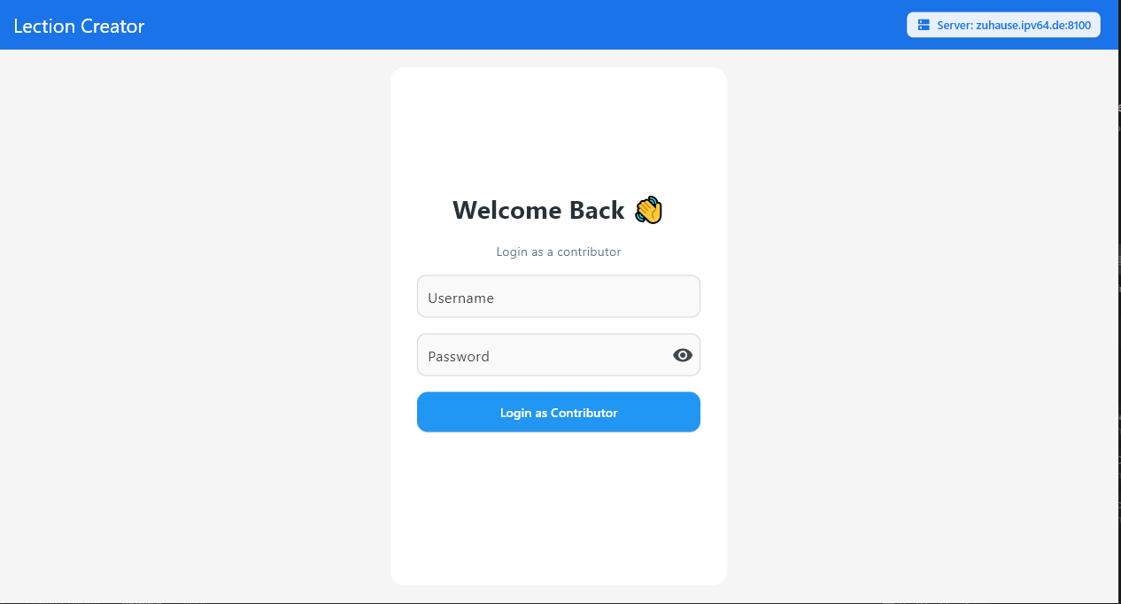 Login Page